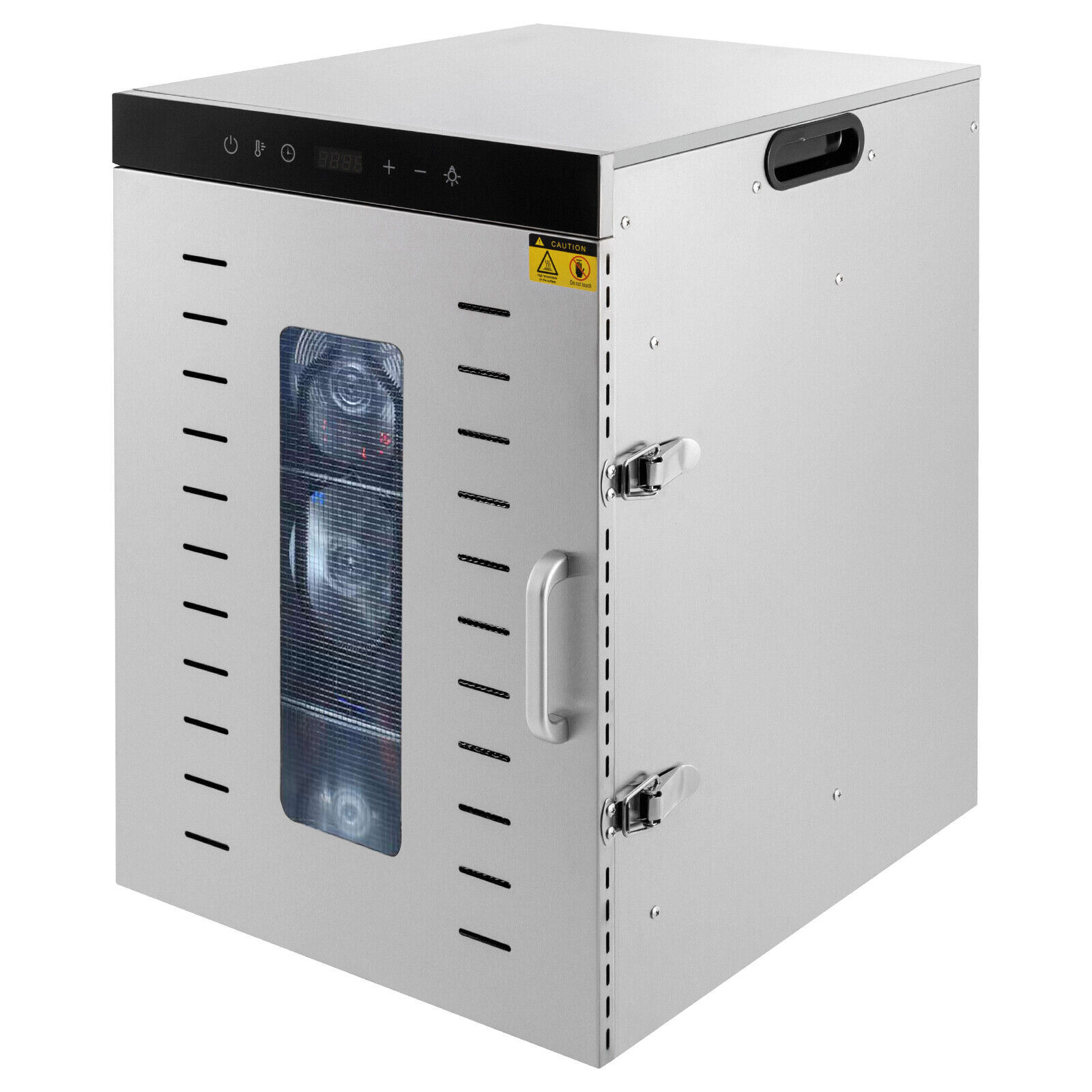 Commercial 16-Tray Countertop Electric Food Dehydrator Fruit Meet Dryer Machine