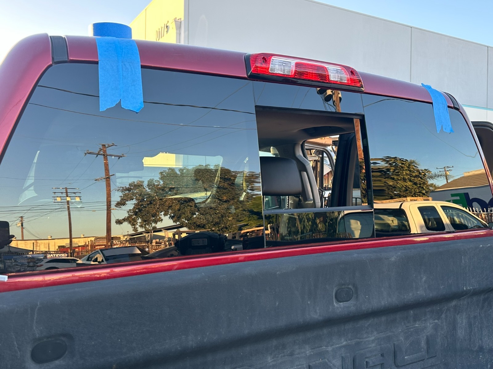 Fit 2014-2018 GMC Sierra 1500 Rear POWER Sliding Window Heated with Regulator