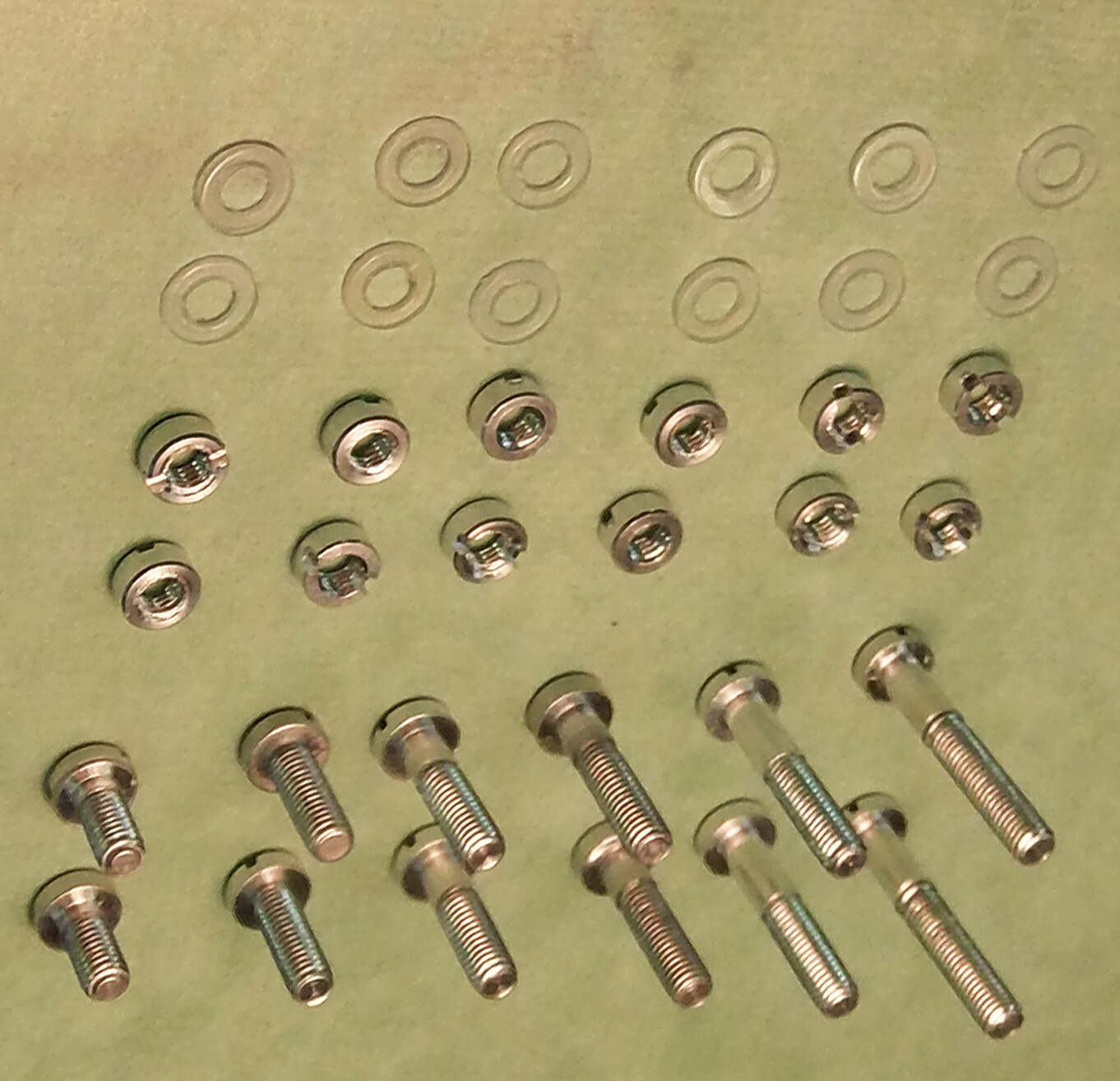 Aluminum Headshell Phono Cartridge Mounting Screws 36 Piece Set Turntable