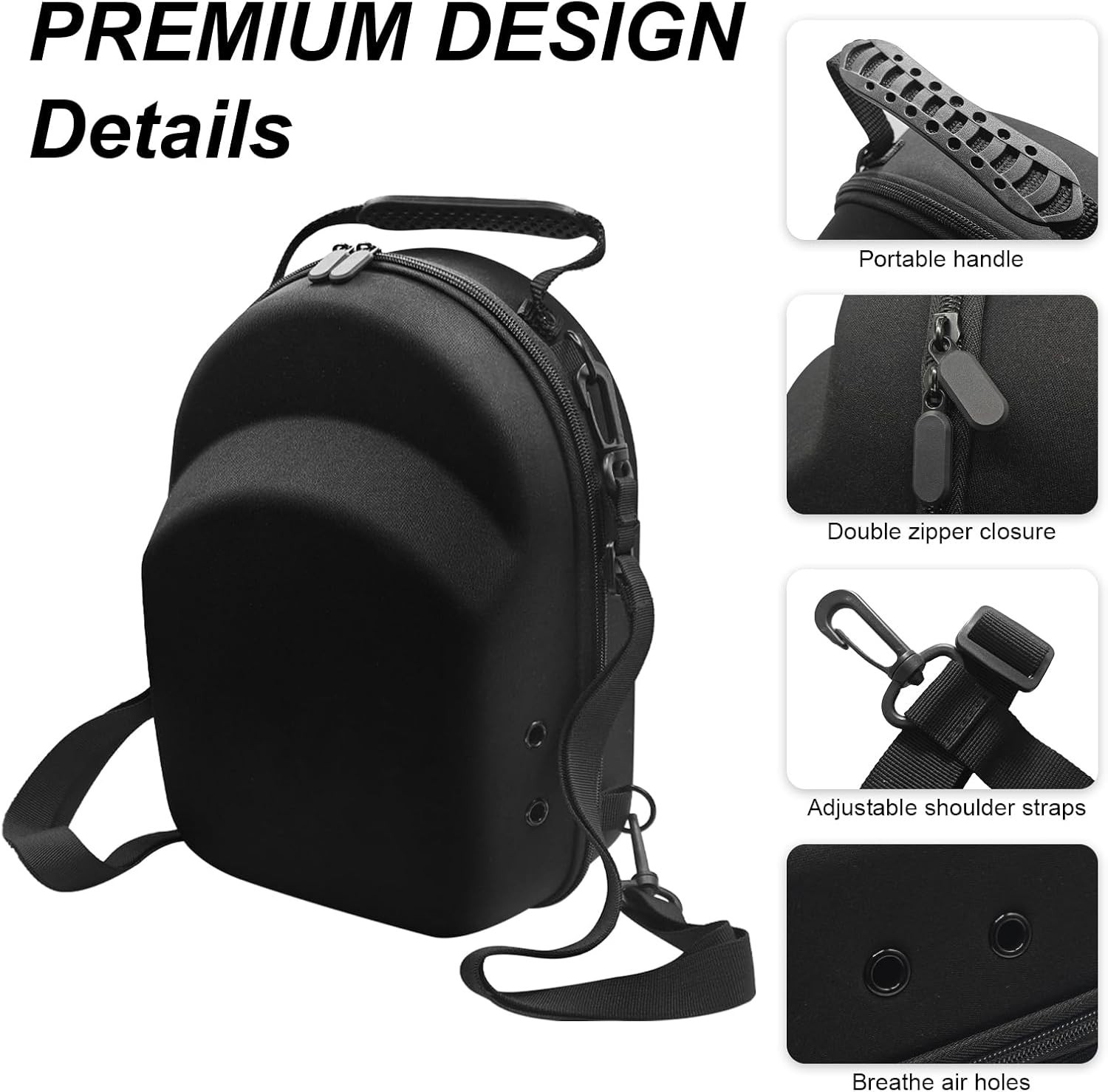 Compact Hat Protector Case with Adjustable Strap - Ideal for Travel & Gifting