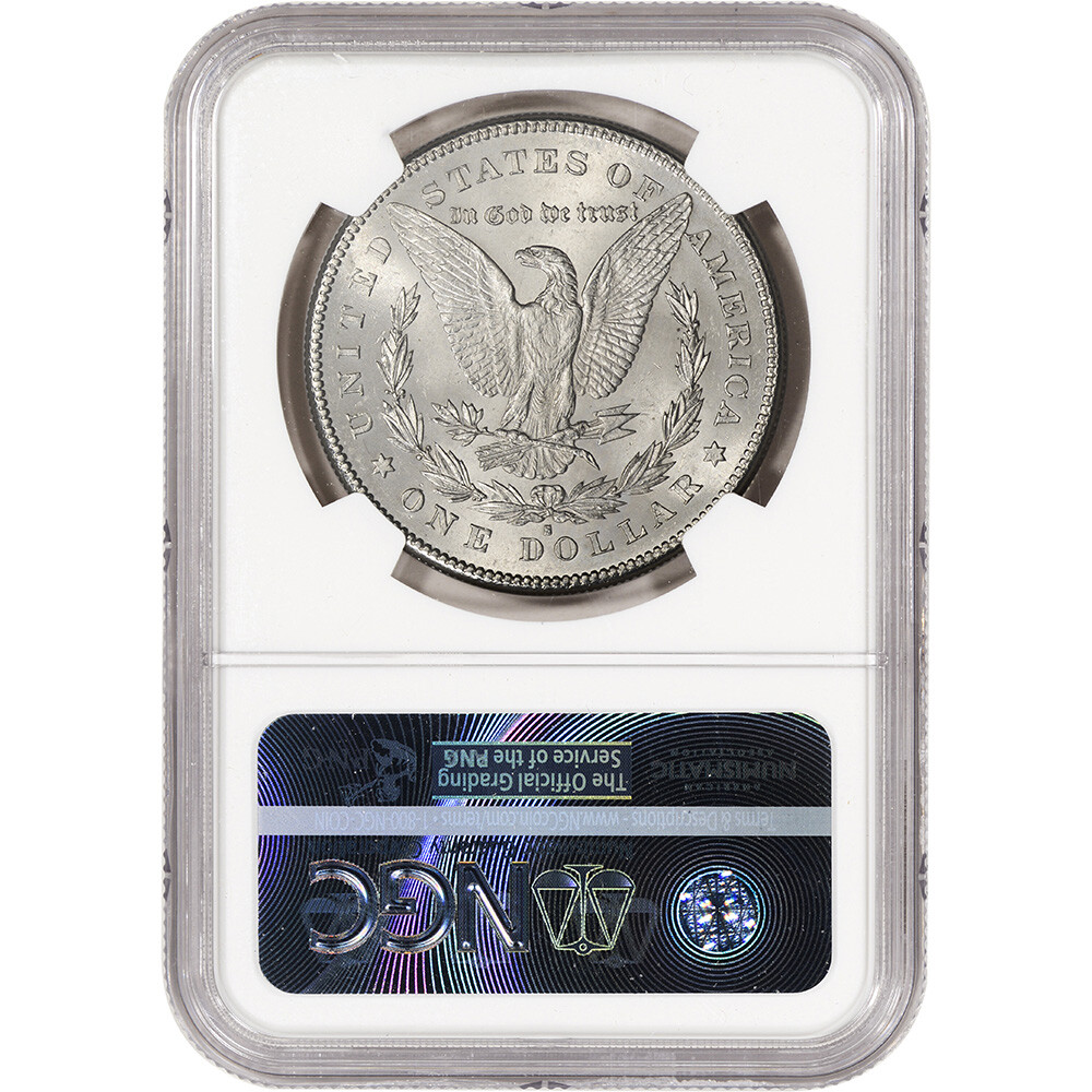 1878 S US Morgan Silver Dollar $1 - NGC Brilliant Uncirculated