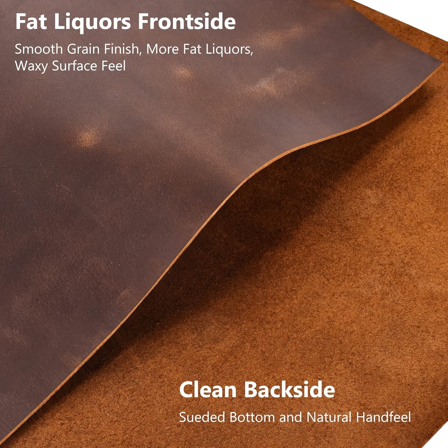 Leather Tooling Sheets 1.8-2.0MM Thick Genuine Full Grain Oil Tan Cowhide 8"x12"