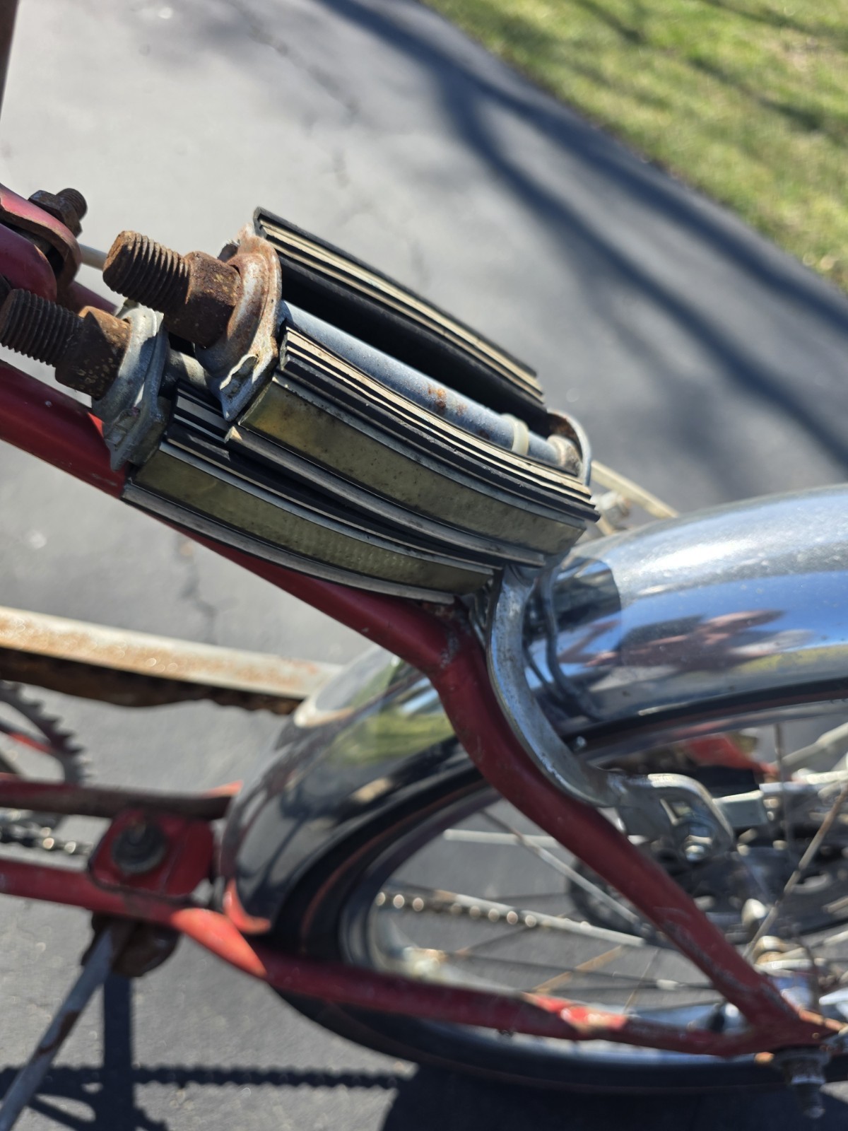 1969 Montgomery Wards Formula V original Survivor Flamboyant red 69 Muscle Bike