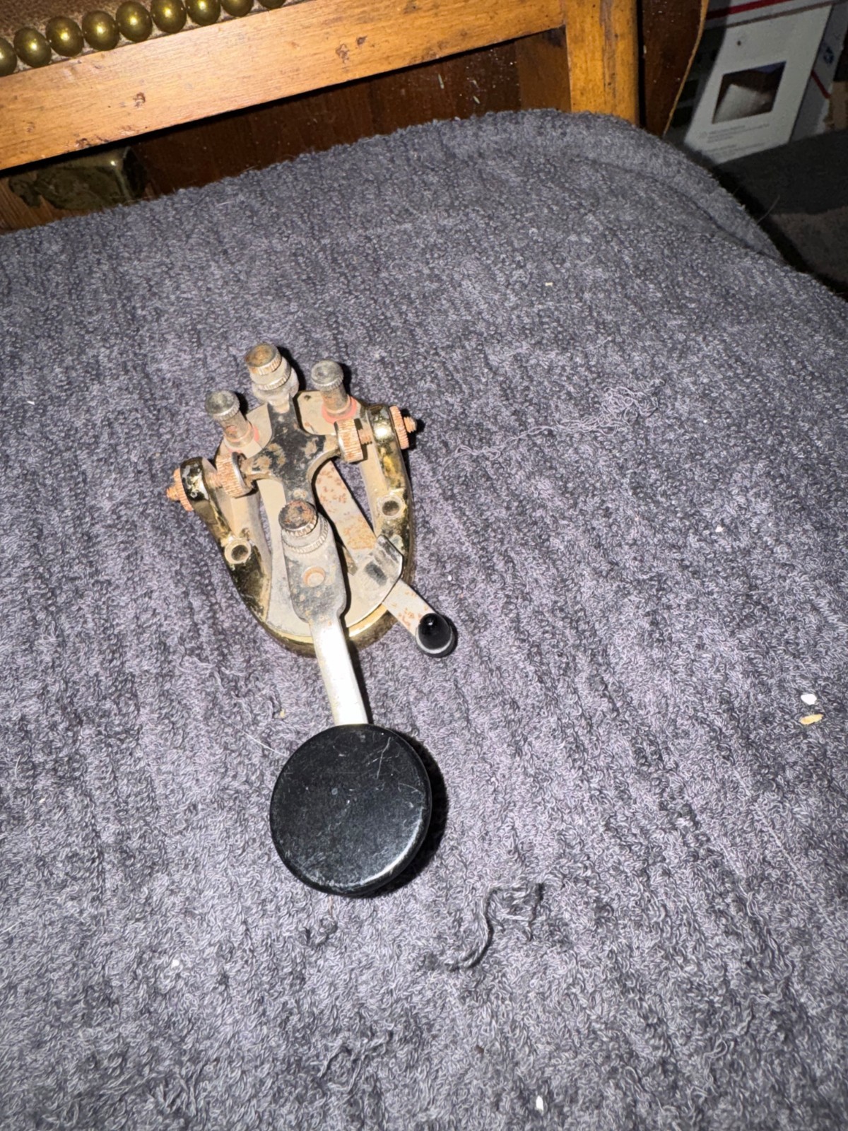 Vintage Morse Code Key Telegraph ham radio not Sounder