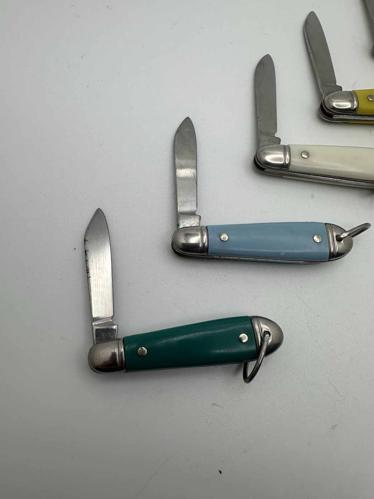 Vintage Colonial Prov, RI COCA COLA COKE 5 CENT Mini Pocket Knife 5 Variations