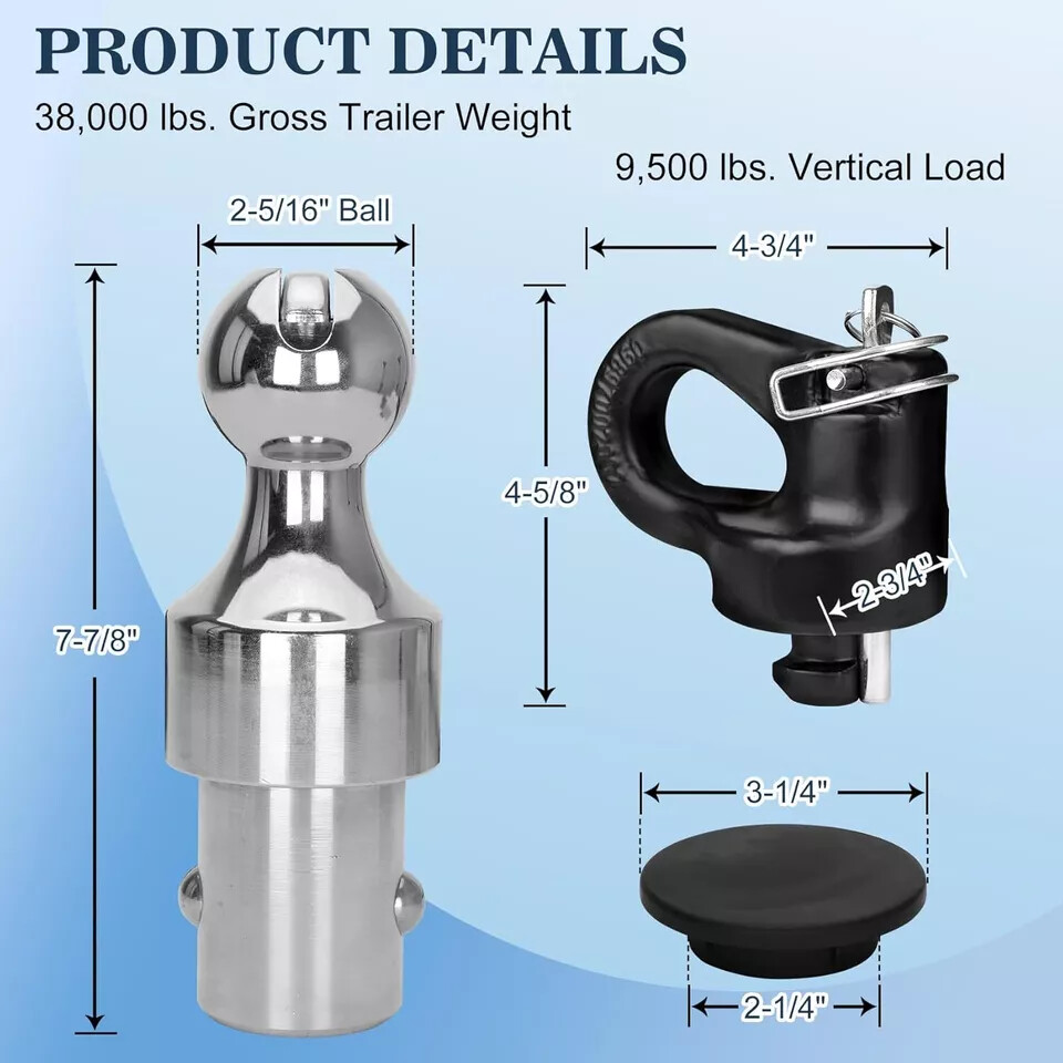 New Puck System Gooseneck Hitch Kit 60639 For Chevrolet Ford GMC Nissan 6.6L