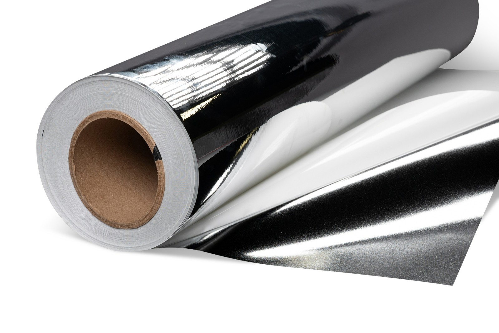 Silver Mirror Gloss Metallic Chrome Printable Self-Adhesive Polyester Mylar PET