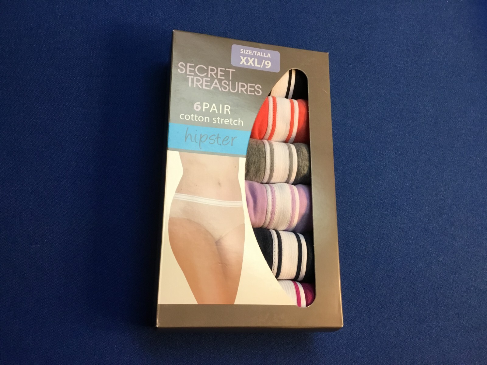 Women's underwear: Secret Treasures, available in bikini, brief, or hipster 6 pk