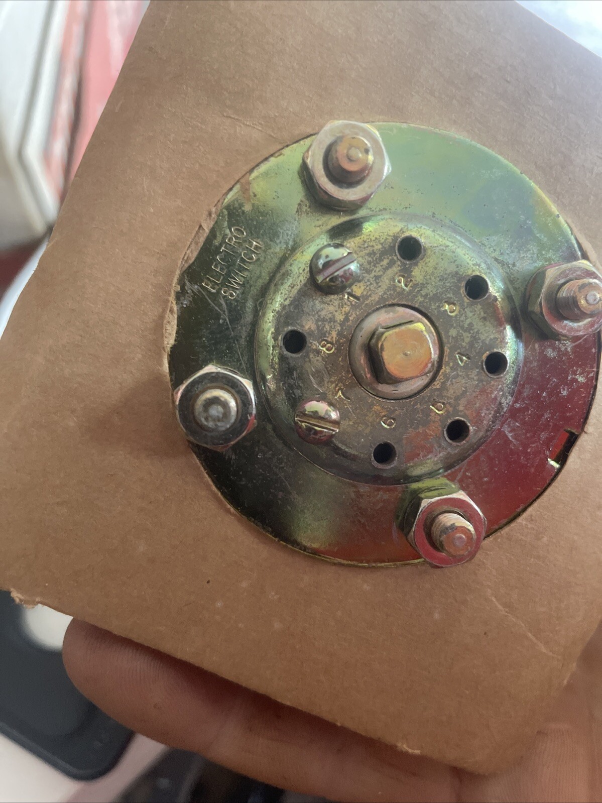 Electroswitch 2424E Rotary Synchroscope Switch 20A-600VAC