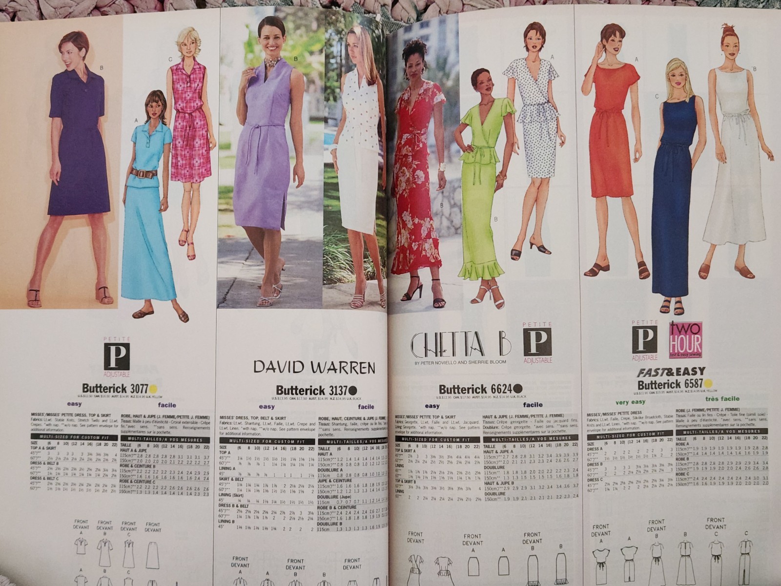 HUGE vtg Butterick Fall 2001 Store Counter PATTERN CATALOG Clothing Crafts Decor