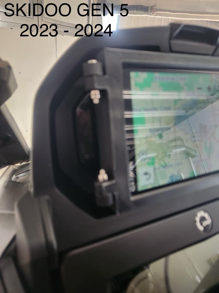 Skidoo Gen 4 + 5 2017-25 GPS Mount - Garmin Drivesmart 76, 65, 61