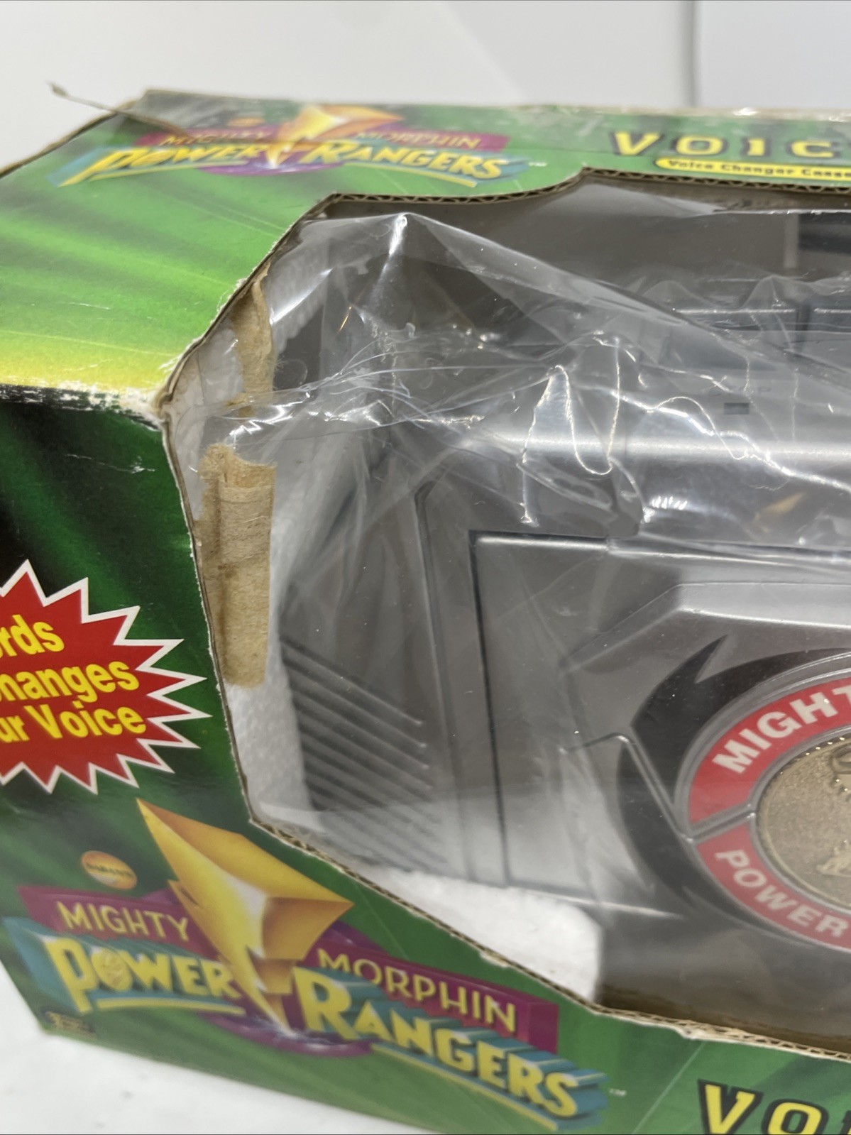 Power Rangers Voiceman Voice Changer Cassette Player/Recorder NM Complete W/tape