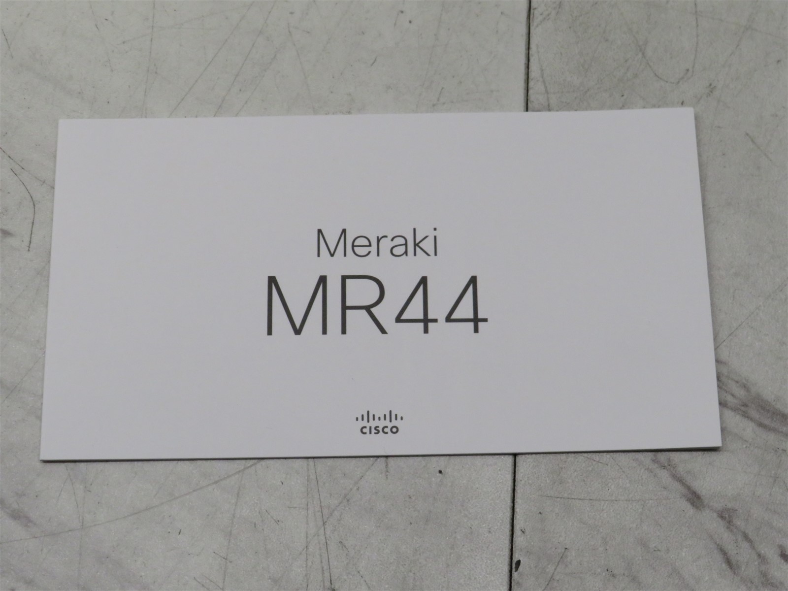 CISCO Meraki MR44-HW Cloud Managed Wireless Access Point 802.11ax Unclaimed NEW