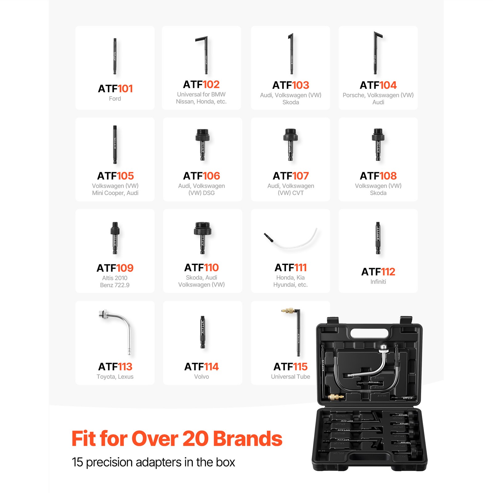 Uimoso Transmission Fluid Pump 2.11 Gal Dual-Function ATF Refill System