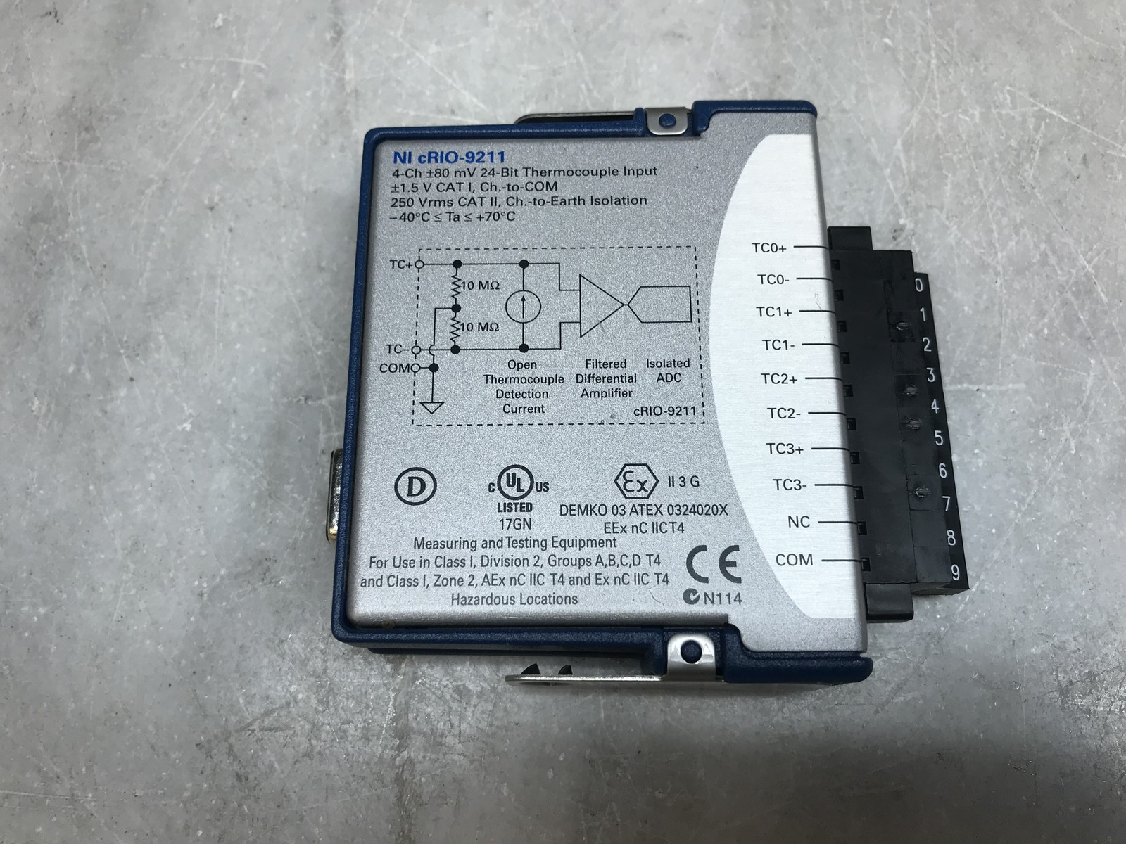 National Instruments NI-9211 C Series Temperature Input Module CRIO-9211