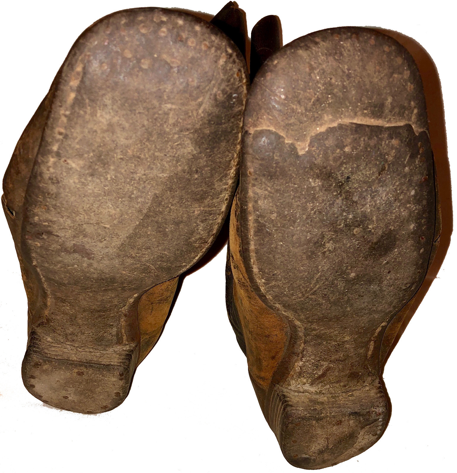 Rare Original Civil War Confederate Id’d 6th Virginia Cavalry Boots