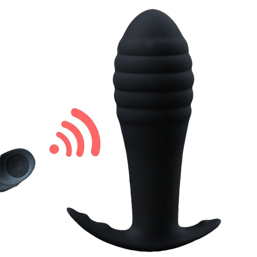 Remote Control Vibrating Anal Butt Plug Vibrator Sex Toys for Women Men Couple