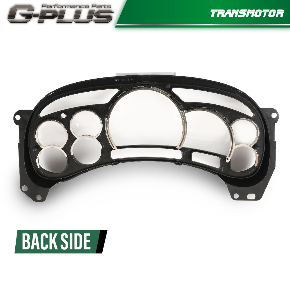 Gauge Cluster Lens Cover Chrome Rings for 2003 04 05 06 GM Trucks SUVs Escalade