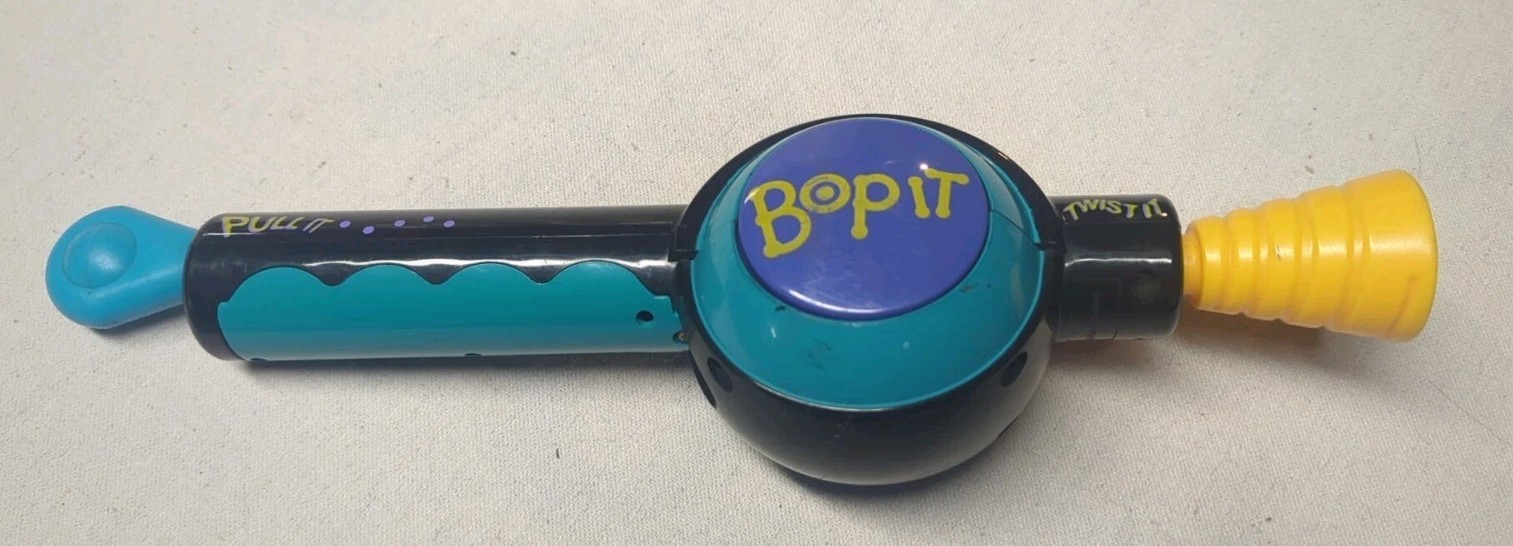 Vintage Bop It Original 1996 Handheld Electronic Game Hasbro Tested & Working