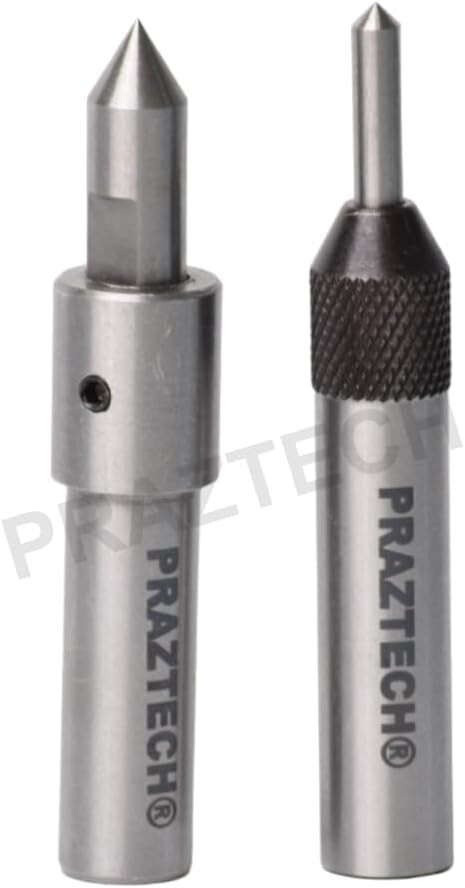 Set of 2 Spring Center Tap Guide Tool to Align Tap for threading Lathe Mill Jig