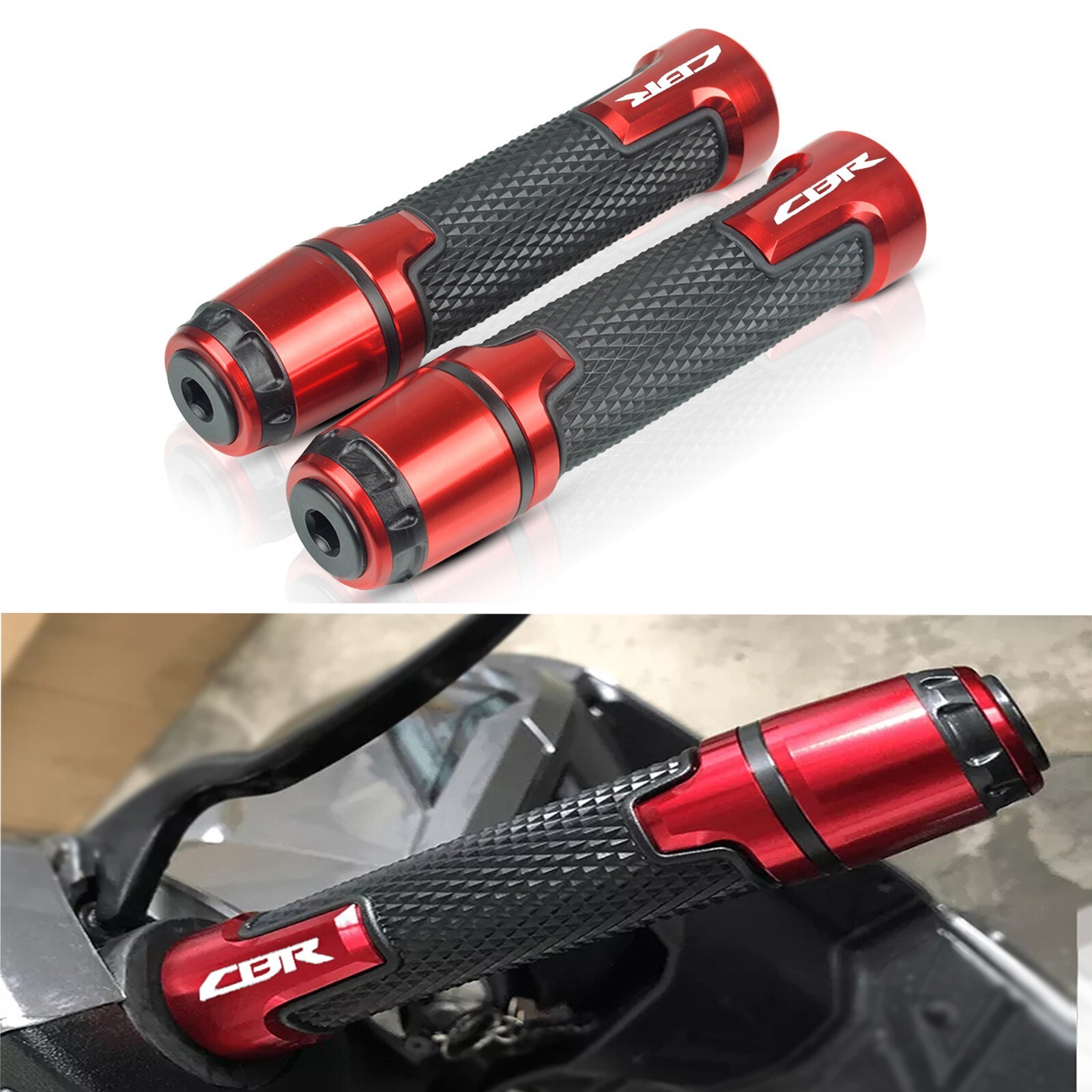 Motorcycle Handlebar Hand Grips for Honda CBR600RR F3 F4i 1000RR CBR650R 250R