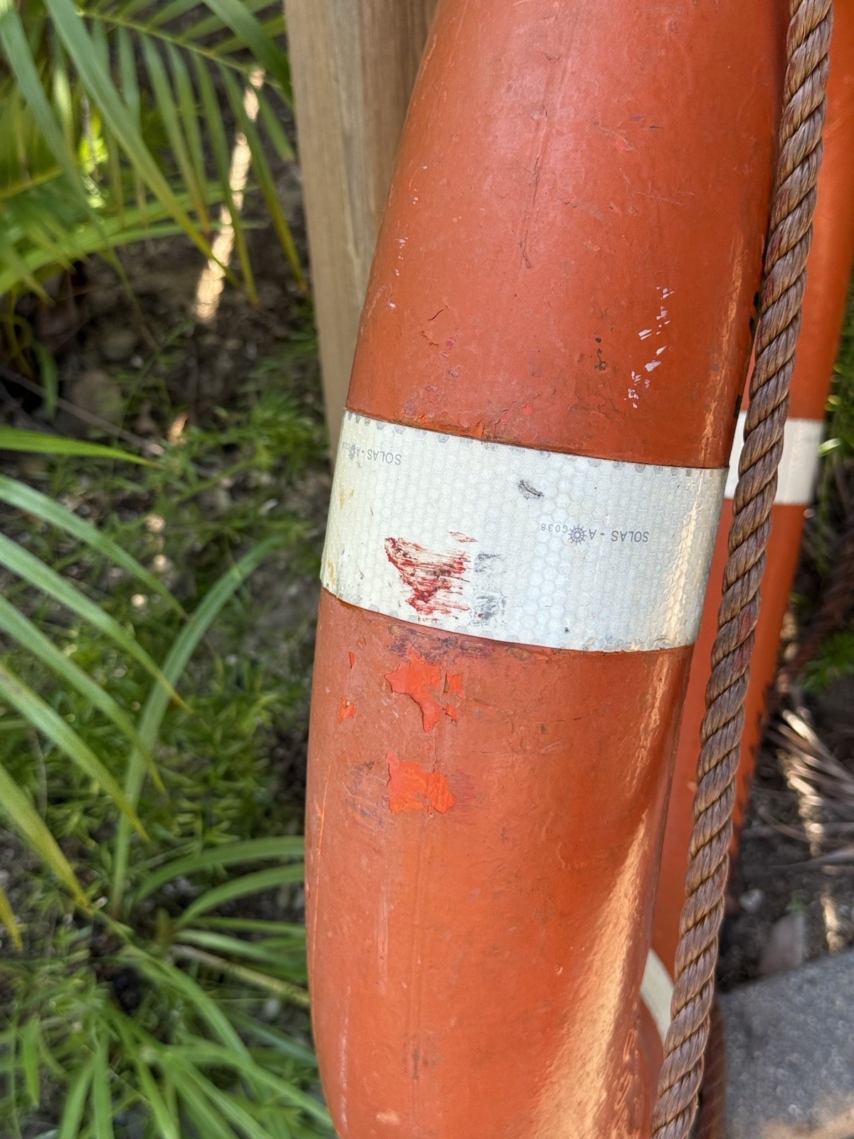 Vintage Boat Life Preserver Ring Buoy Nautical MV PRINCESSA V PANAMA 30"