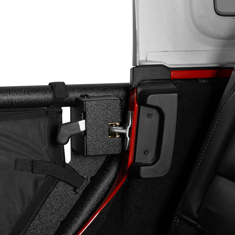 Hooke Road Tube Half Doors + Mirrors Fit 18-24 Jeep Wrangler JL Gladiator JT