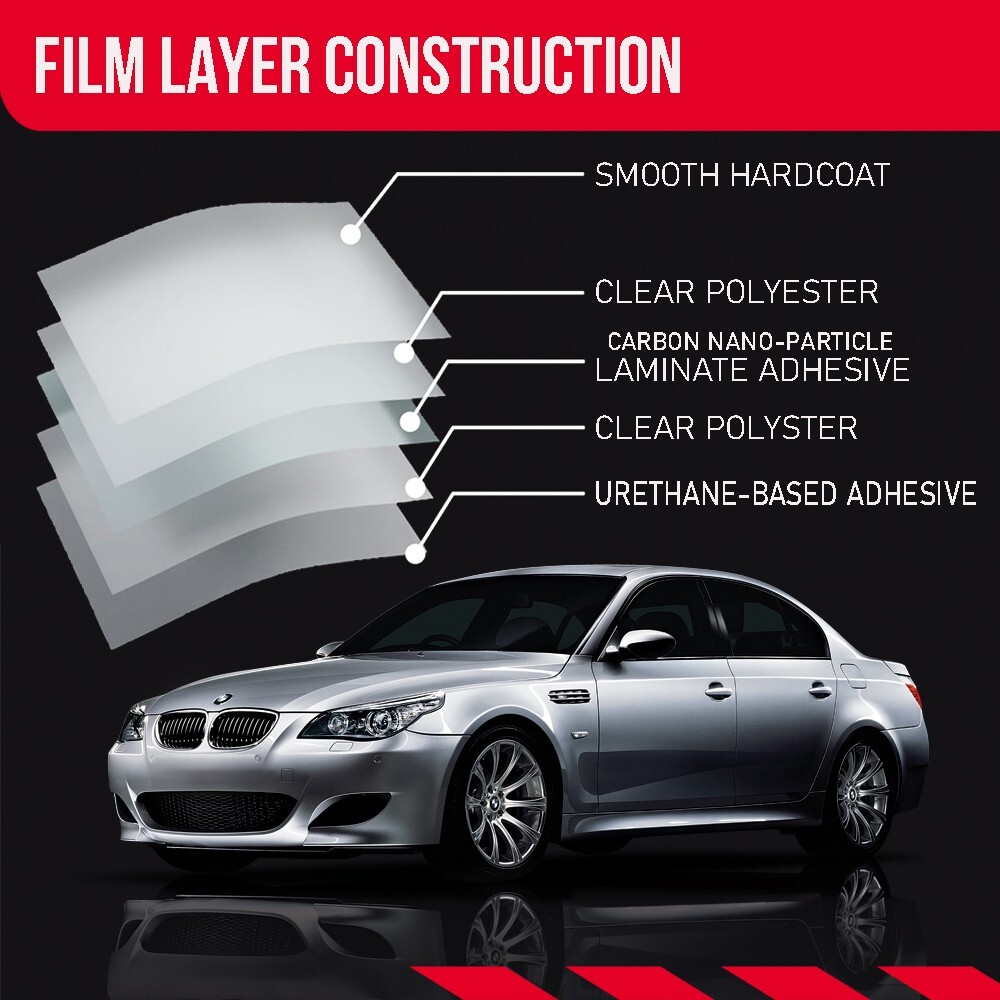 UNITED Window Tint Roll Nano Carbon 2PlyFilm For Car Truck Home Any Size & Shade