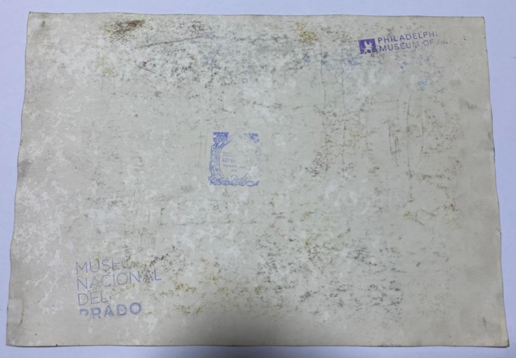 JOHN SINGER SARGENT Drawing on paper (Handmade) signed and stamped mixed media.