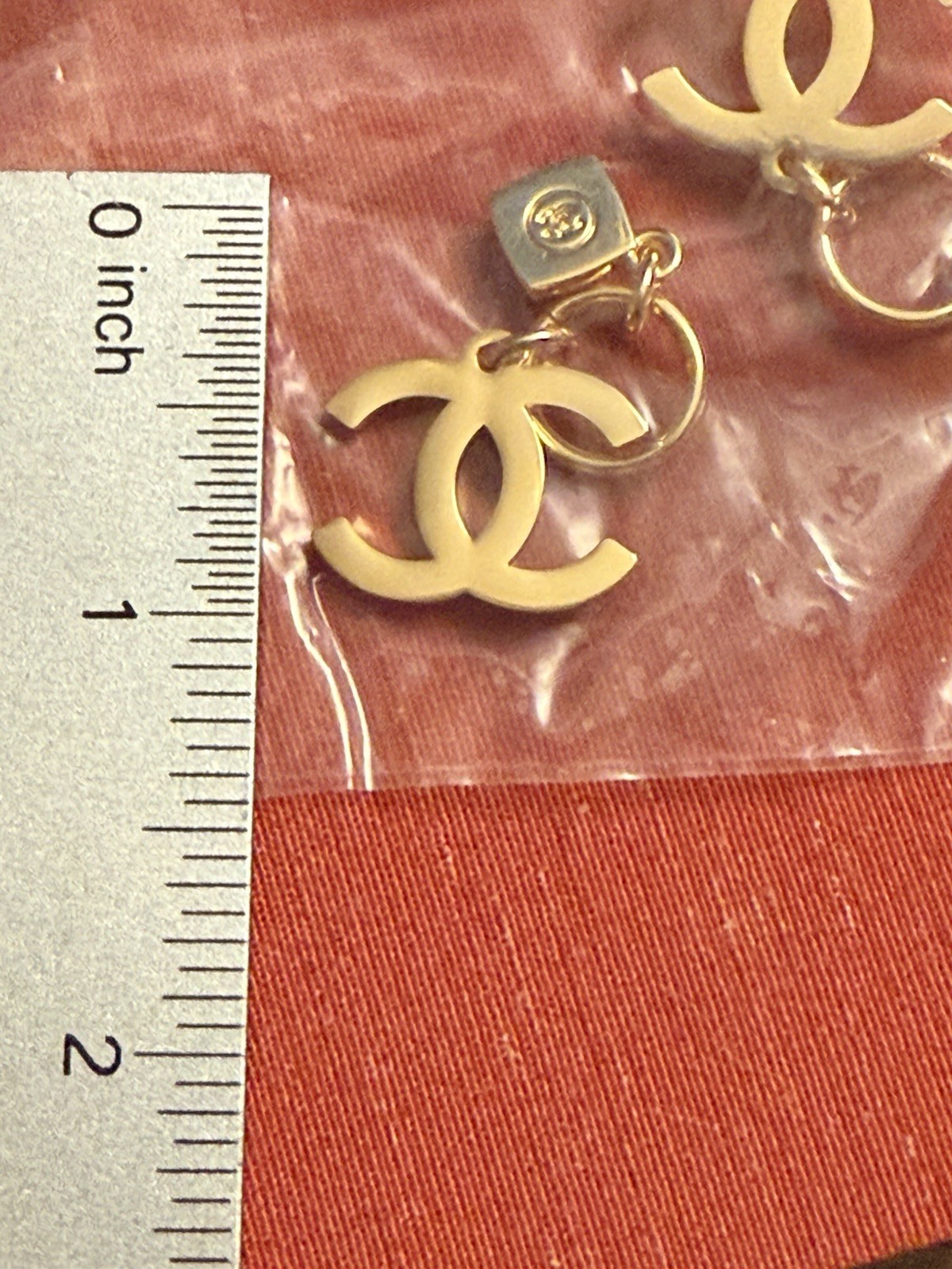 CHANEL No. 5 Logo Gold Novelty Charm Pendant VIP Gift 2023