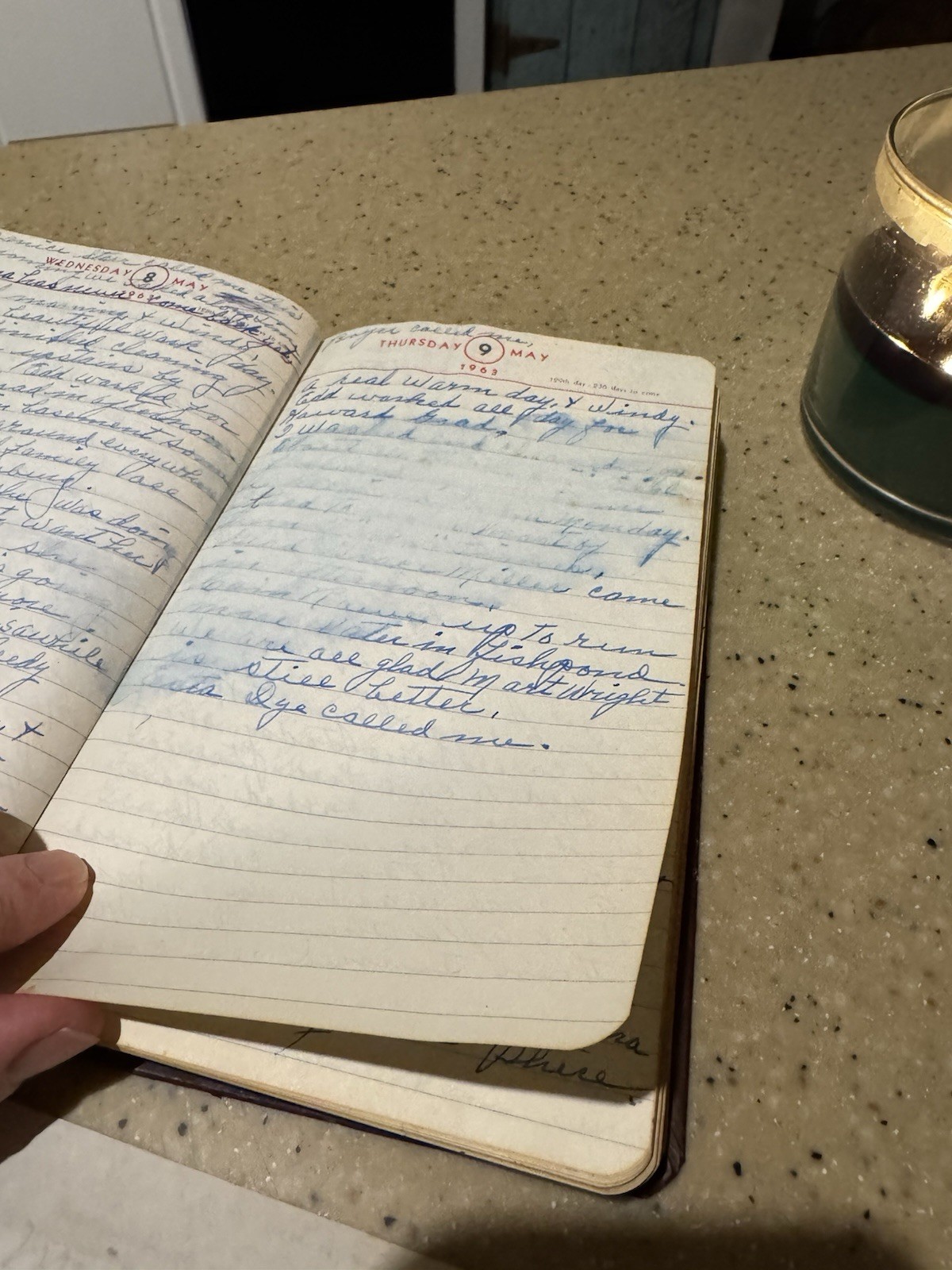 VTG Diary Handwritten JFK President John Kennedy Death Jack Ruby Womans Journal