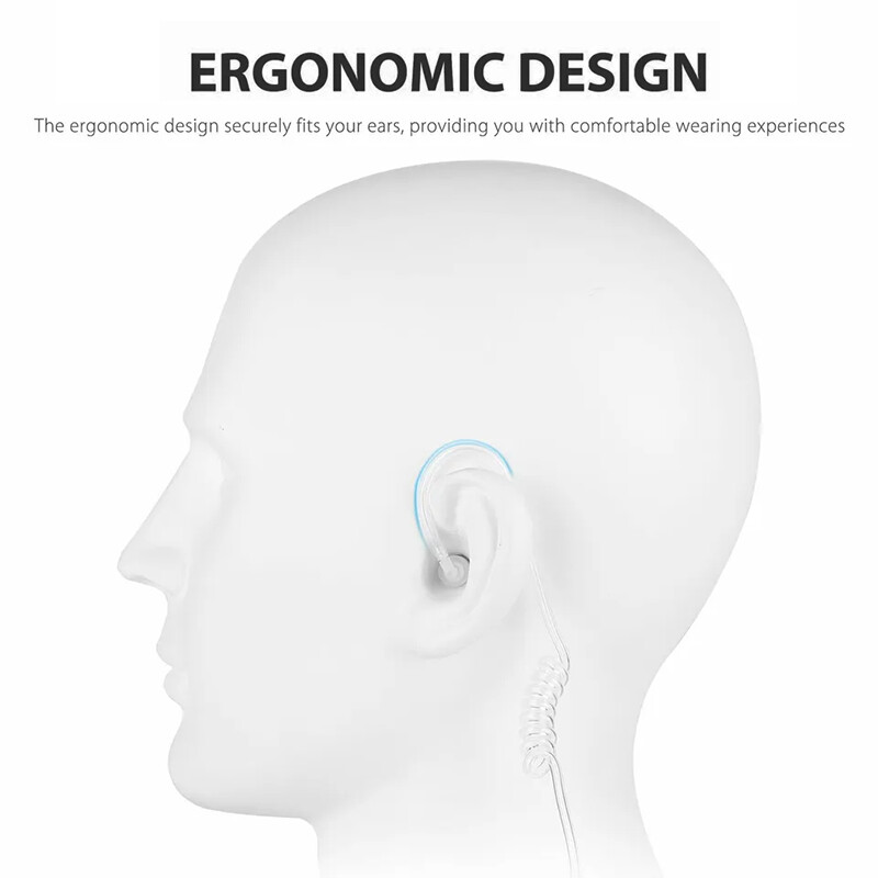 2-Pin Headset Earpiece Mic PTT for Motorola Radio CLS1110/1410 AXU Walkie Talkie