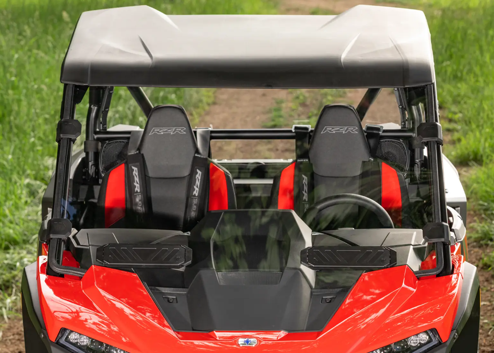 SuperATV Polaris RZR XP 1000 2024+ Clear Standard Poly Vented Full Windshield