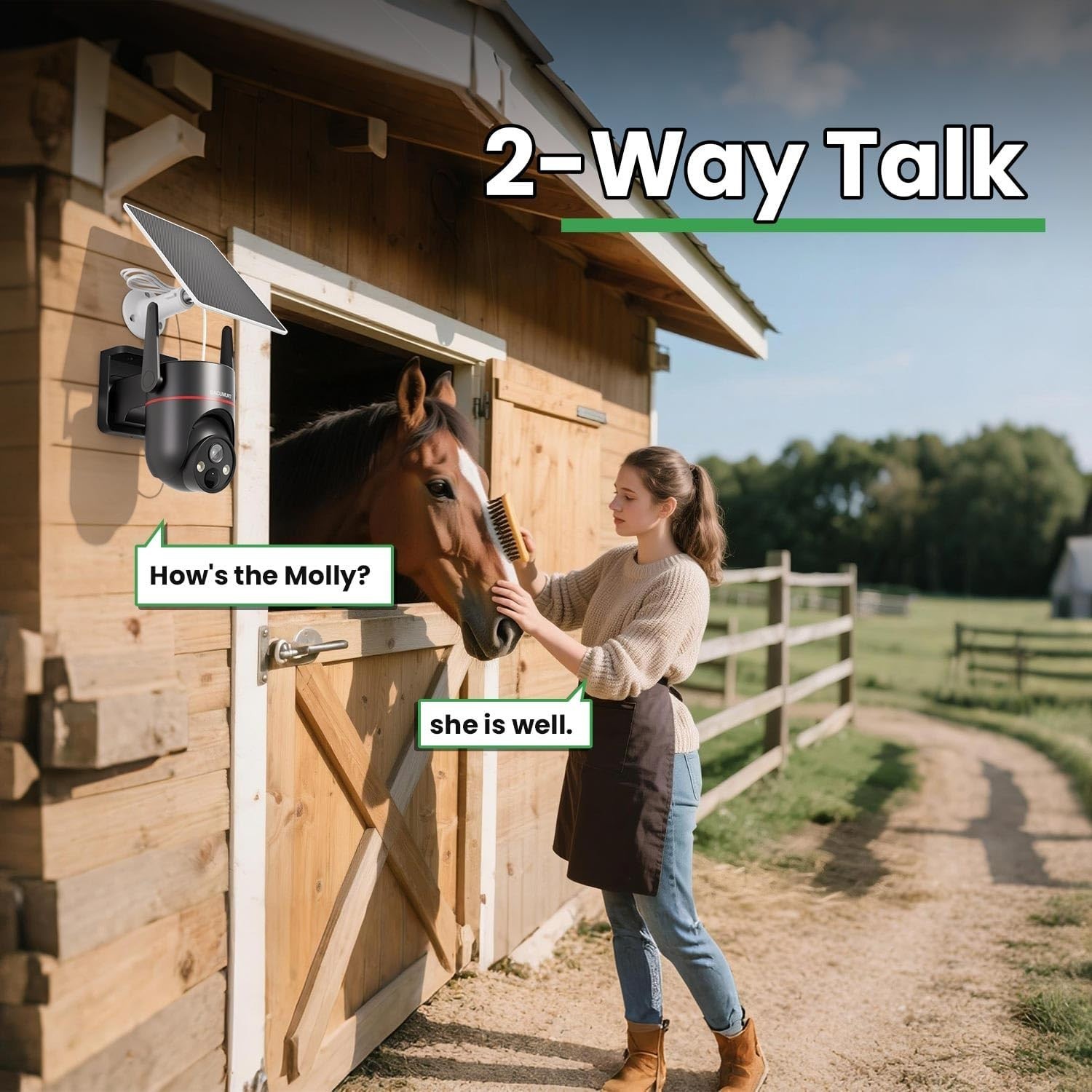 No WiFi Needed 4G LTE Wireless Security Camera with 2K HD Color Night Vision