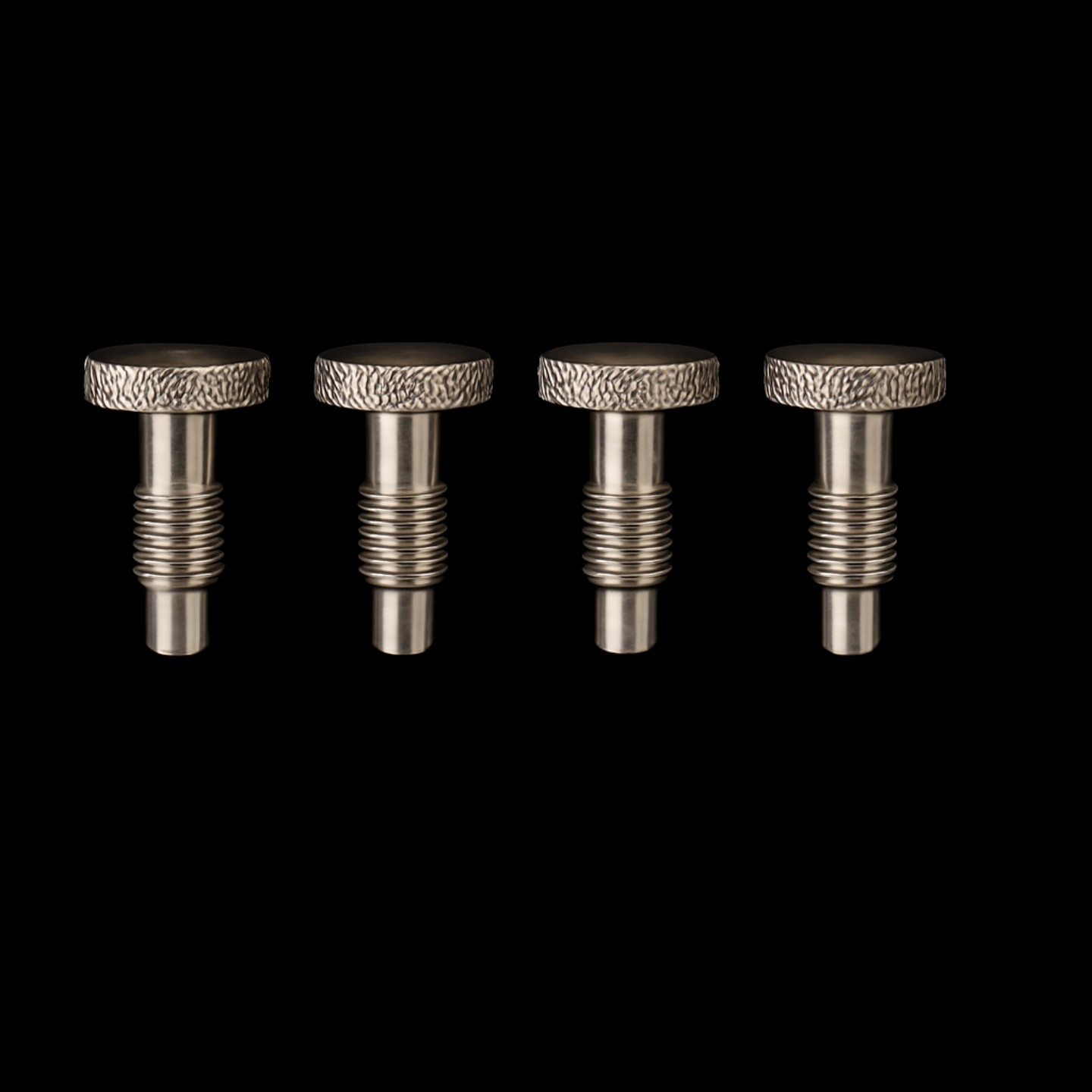 Locking SS Knurled Spring Pin Set (4) Upgrade For REP X PEPIN Dumbbells