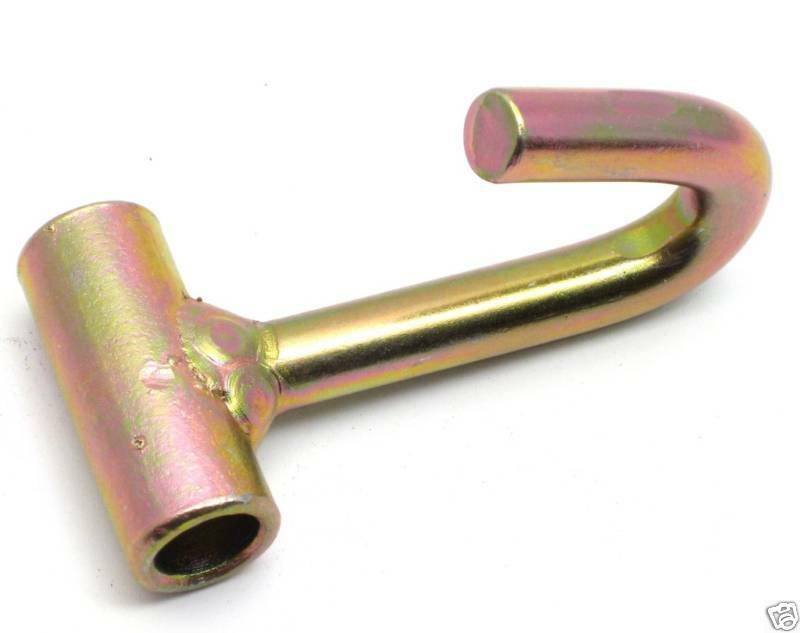 6pc RED Lasso Strap 2" Ratchet J Finger Hook Tow Truck Wheel Lift Tie Down Strap