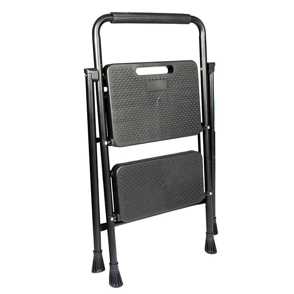 Folding Step Stool Wide Anti-Slip Pedal Sturdy Steel Ladder 2/3/4 steps