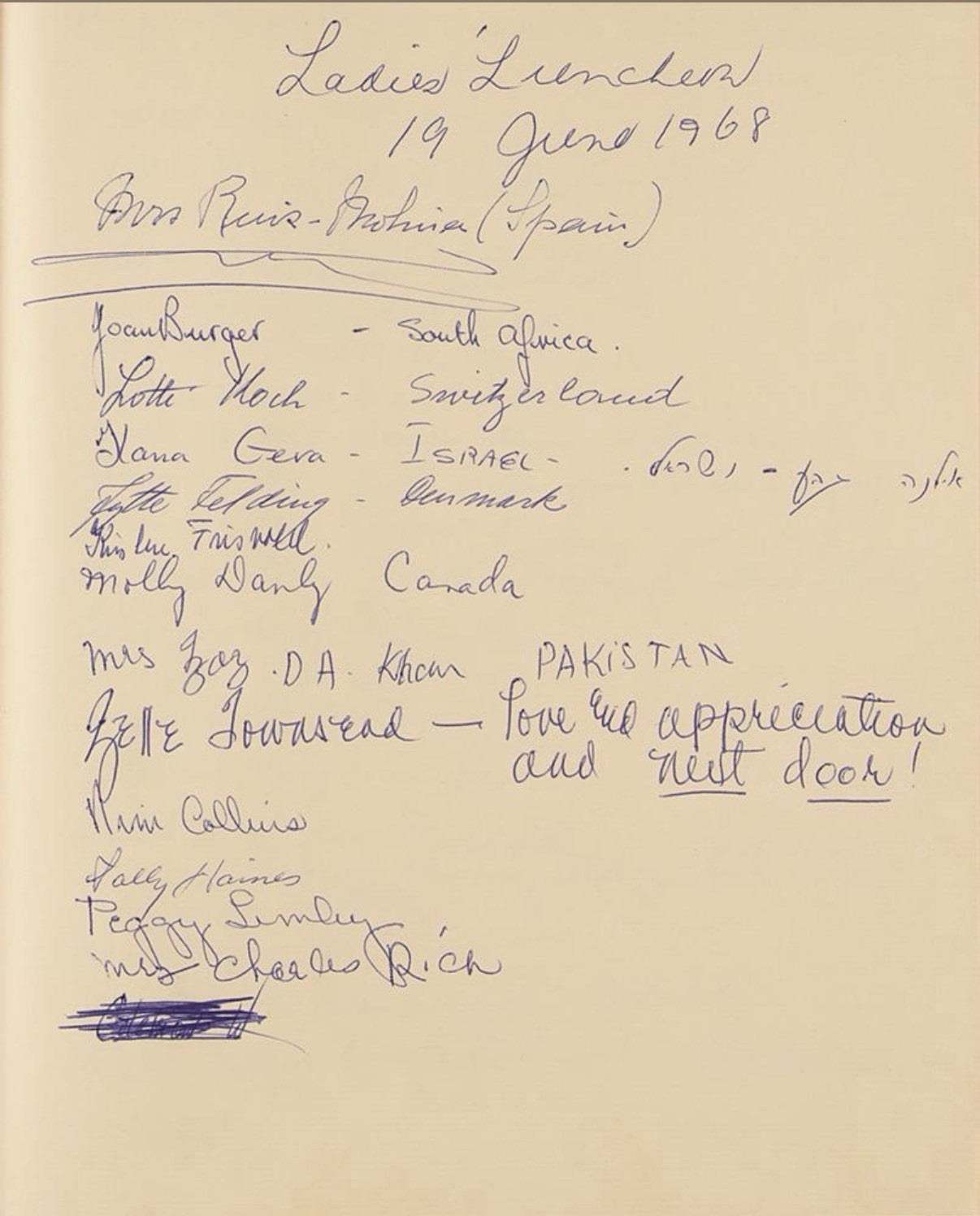 William P. Yarborough Multi-Signed Guest Book of (150+) Vietnam-Era Dignitaries