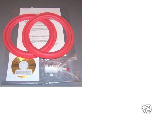 Cerwin Vega AT10, ATW10, CVT10, D2  10" Foam Surround Speaker Woofer Repair Kit