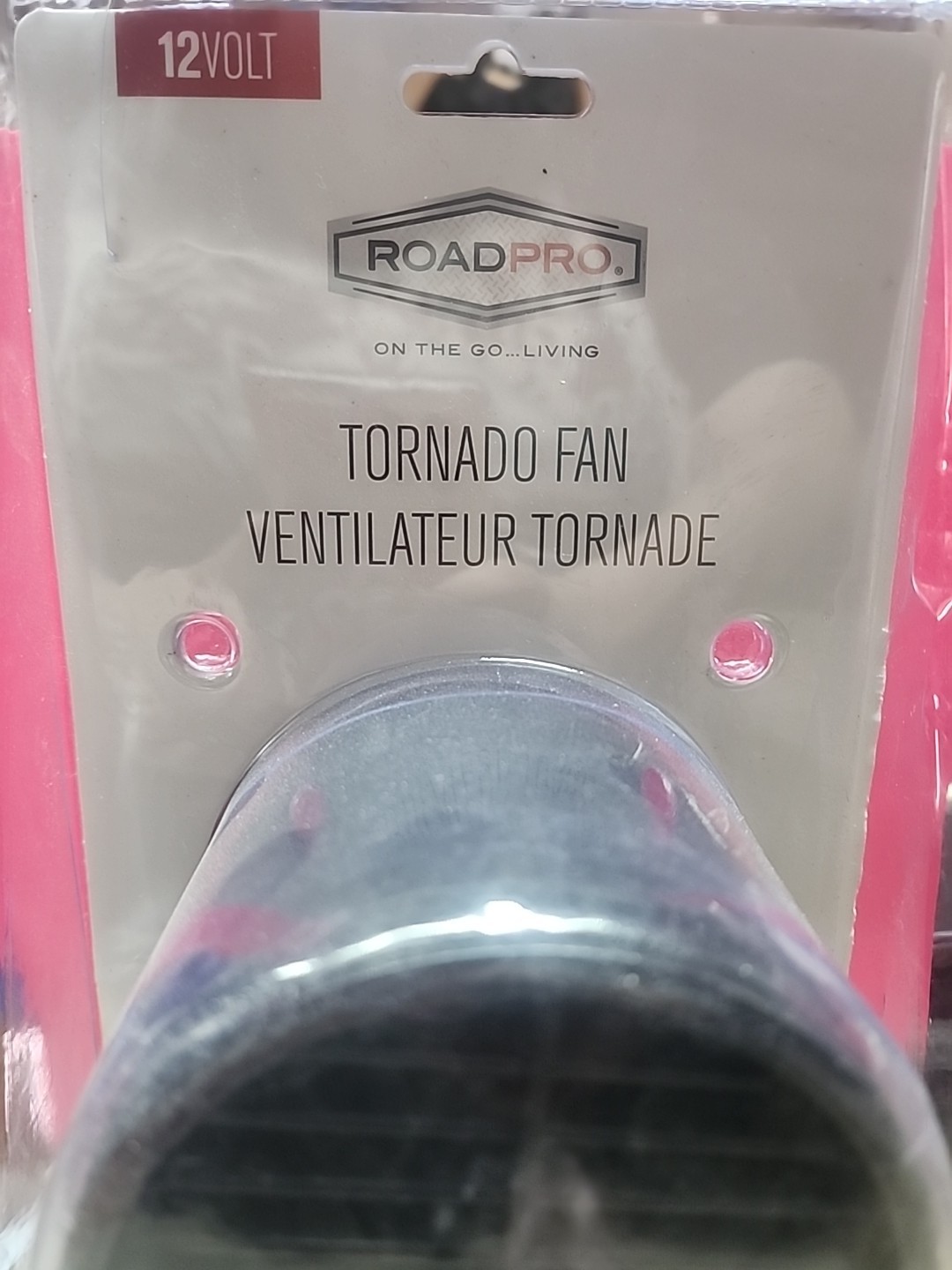 RoadPro 12-Volt Tornado Fan with Mounting Clip *Unopened*