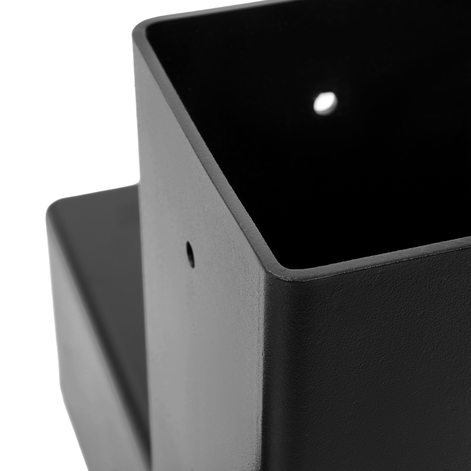 8PCS Black Powder Coated Pergola Brackets Kit 3-Way Right Angle Corner Bracket