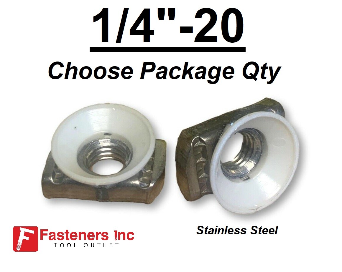 Cone / Twirl Nuts for Unistrut Channel (Choose Size & Pkg Qty) Standard Channel