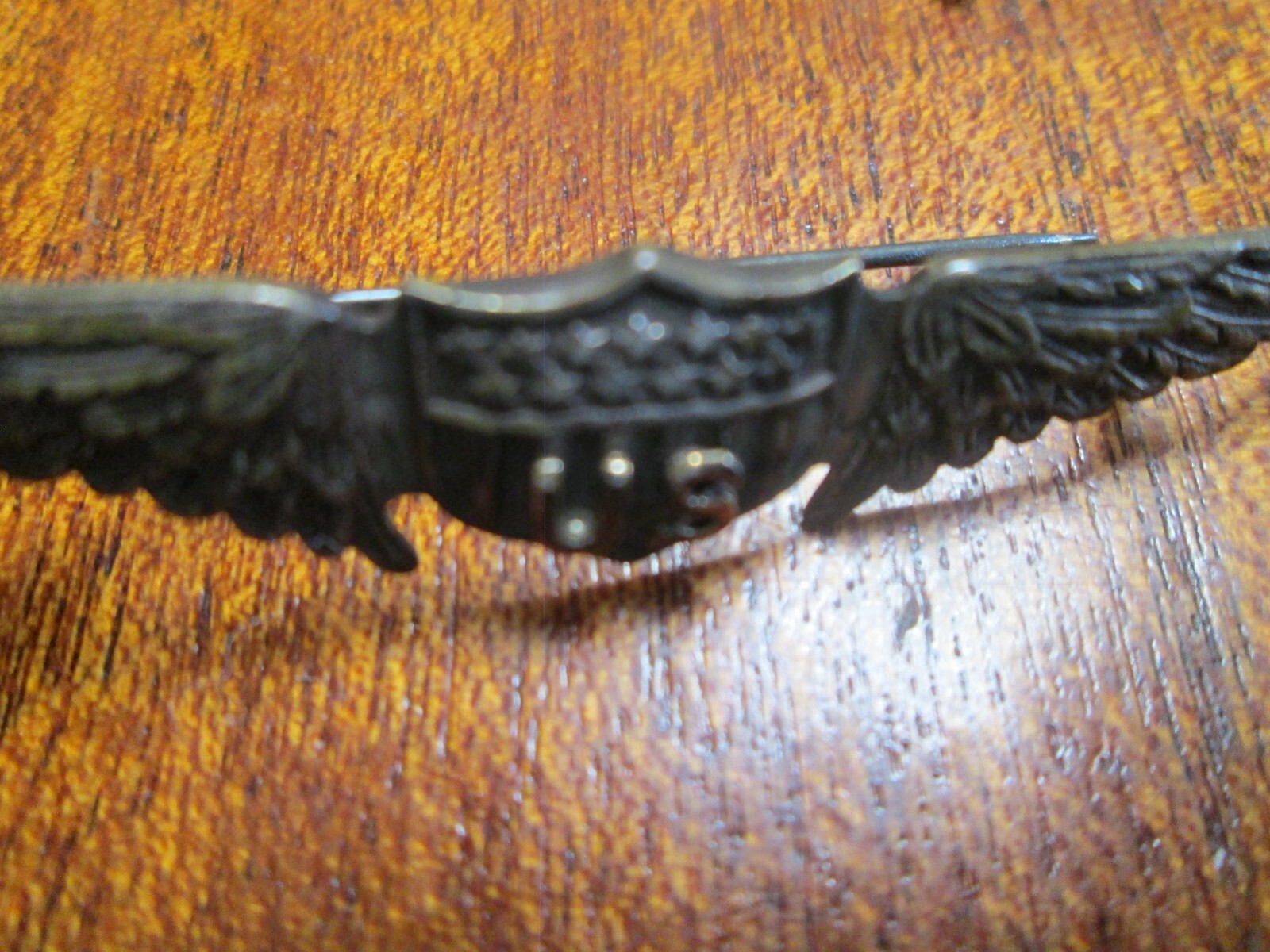 ORIGINAL World War I Silver Pilot's Wings W/ Gold US, plus matching insignia