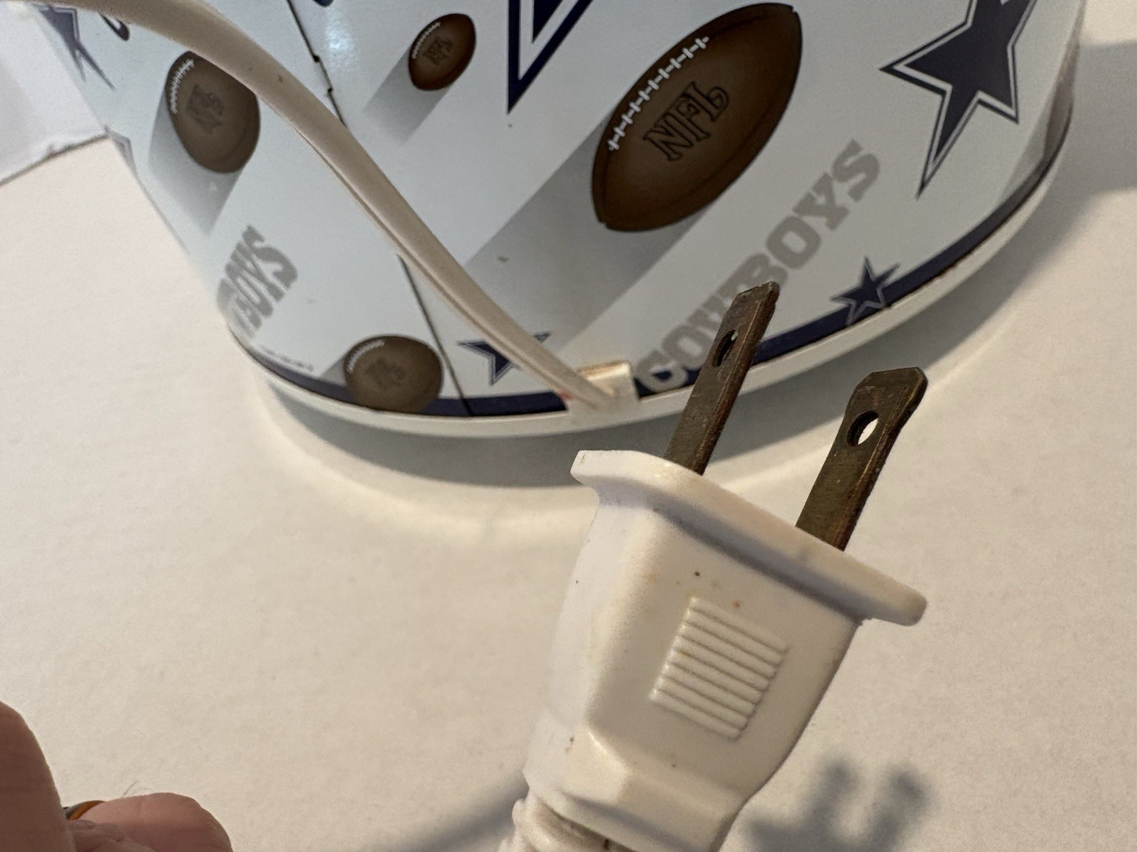 VINTAGE Rival Dallas Cowboys Slow Cooker Crockpot Stoneware 4qt