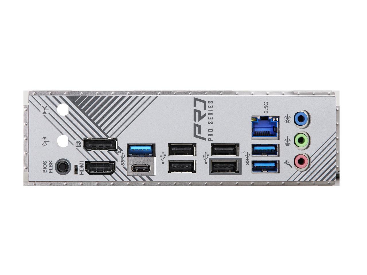 ASRock B650M PRO RS AM5 AMD B650 SATA 6Gb/s Micro ATX Motherboard