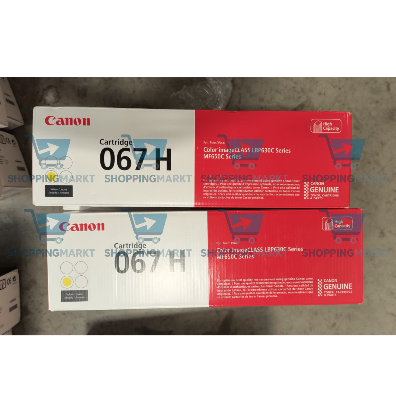 Canon 067H High Yield Toner Cartridge Black, Cyan, Magenta,Yellow 4-Pack Sealed