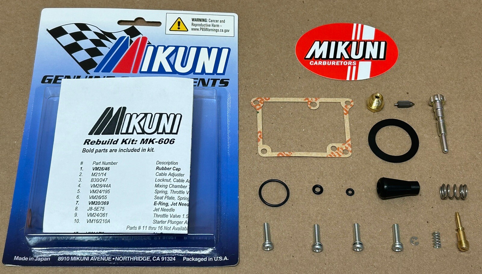 88-06 YAMAHA BLASTER MIKUNI CARB OEM CARBURETOR REBUILD KIT 🔥FAST SHIP🔥