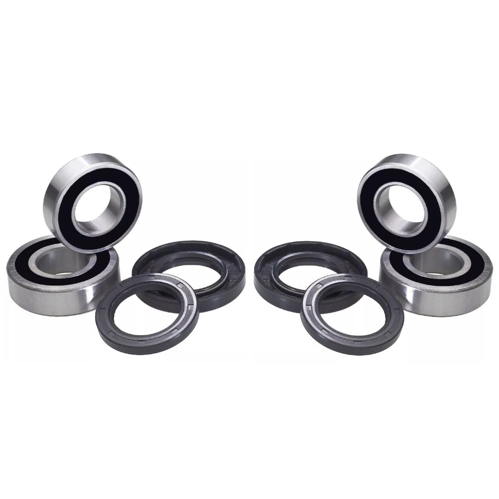 Both Front Wheel Bearings & Seal Kits for 1986 1987 1988 Honda TRX200SX Fourtrax