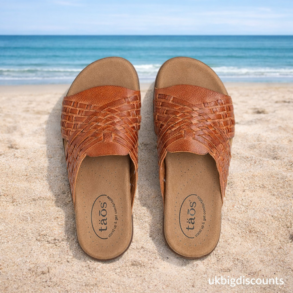 NEW Taos Guru Women's Leather Comfort Sandals (Free Shipping & Below MSRP)