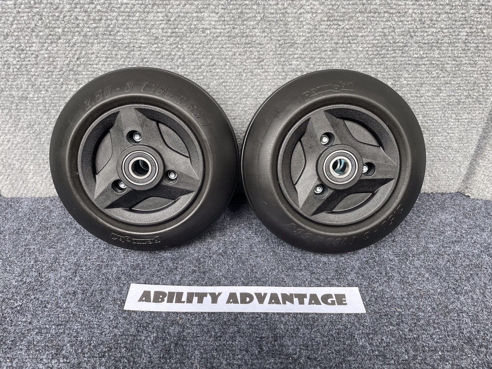 NEW: Permobil Caster MUD GUARDS Left & Right Sides, F3 or F5 Version 2 Only.